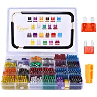Conpro 150pcs Mini Fusibles Coche + 150pcs Fusibles Coche Mediano - 11 Especificaciones Fusible Coche: 2A 3A 5A 7.5A 10A…